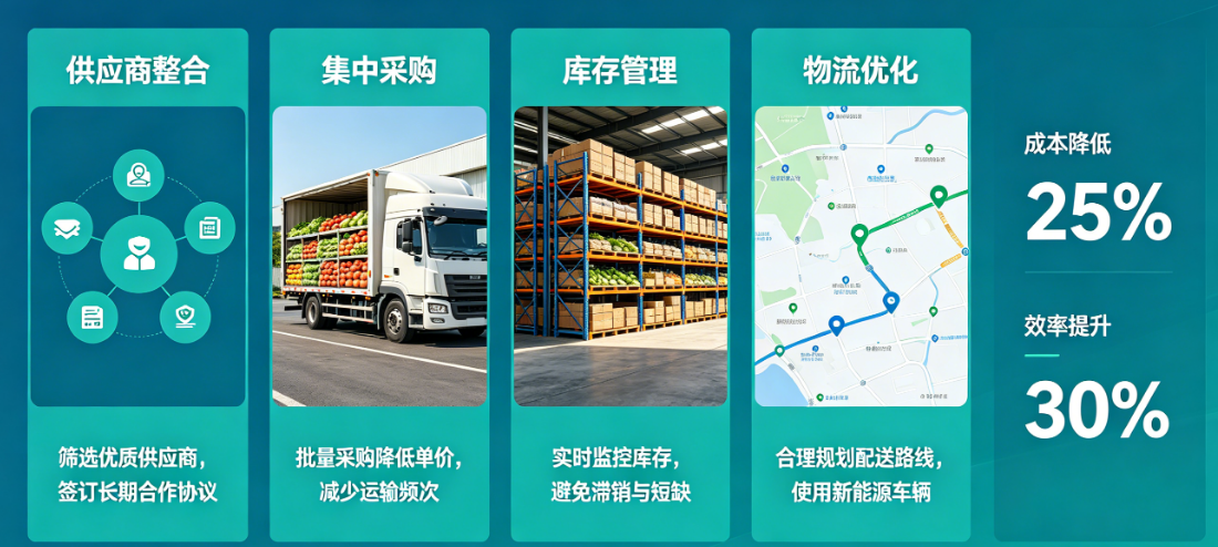 东莞深圳食堂食材配送如何降本增效？3大核心场景解析团膳供应链价值