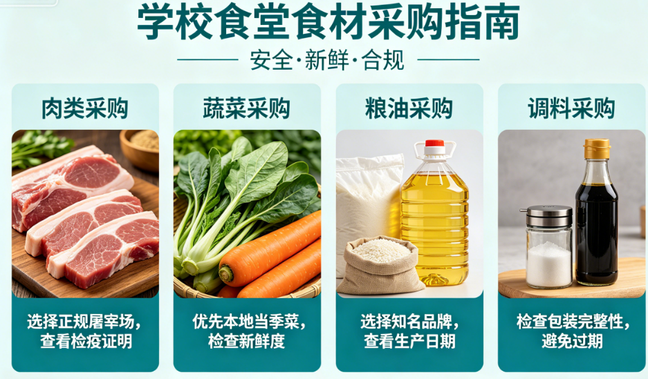 学校食堂食材采购指南：如何确保食材新鲜、安全、高效配送？